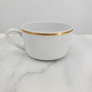 Bauscher Weiden Pan Am Coffee Cup Bavaria Germany Gold Rim Porcelain Vintage